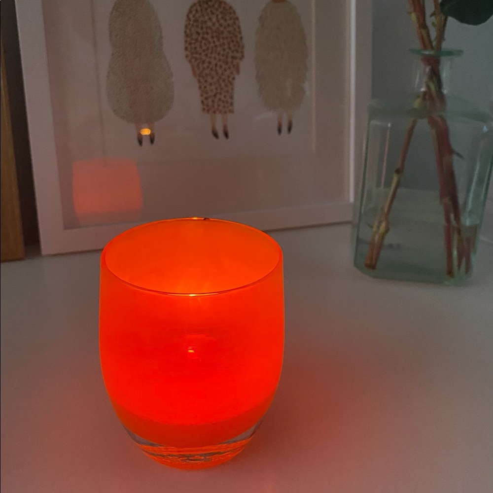 Orange Glassybaby